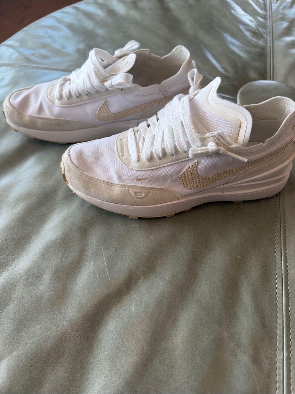 Nike Women’s White & Cream Low-Top Sneakers